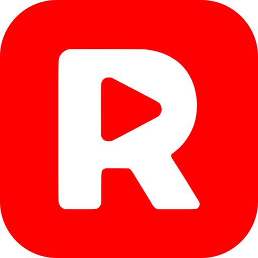 Reframe icon: a red rounded square with a white R and play triangle